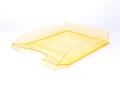 Letter tray, plastic, VICTORIA OFFICE, transparent orange